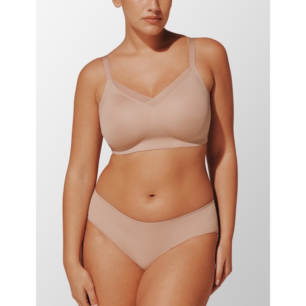 ThirdLove 24/7 Classic Wireless Crossover Minimizer Bra Size 44D